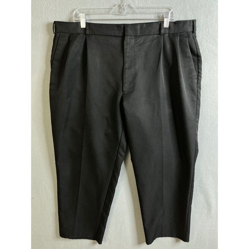 Dockers Pants Men's 40 Dress Pants‎ Pleated Front Black Career Work